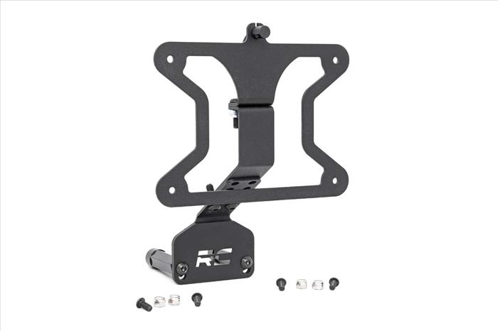 License Plate Relocation Bracket Jeep Wrangler JK/Wrangler Unlimited (07-18) Rough Country