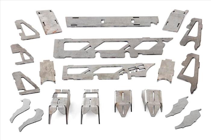 Axle Truss and C-Gusset Combo Dana 30 Jeep Wrangler JK/Wrangler Unlimited (07-18) Rough Country