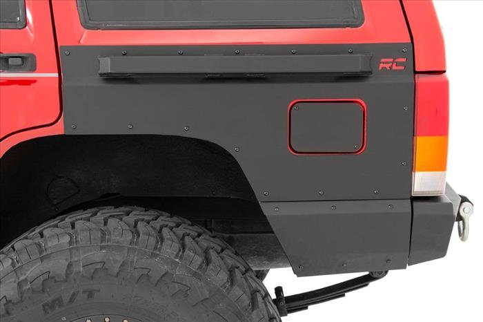 Fender & Quarter Panel Armor Rear Combo Jeep Cherokee XJ 2WD/4WD (97-01) Rough Country