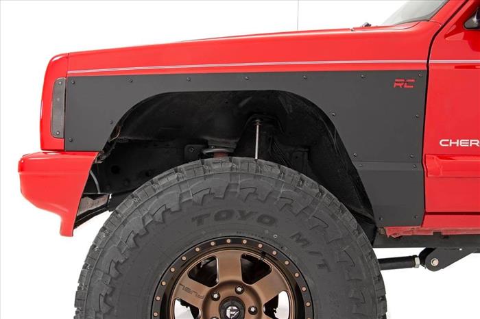 Full Body Armor FR & RR Combo Jeep Cherokee XJ 2WD/4WD (1984-1996) Rough Country