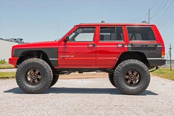 Full Body Armor FR & RR Combo Jeep Cherokee XJ 2WD/4WD (1984-1996) Rough Country