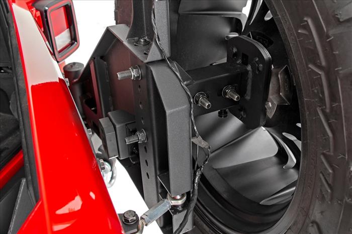 Rear Bumper Trail Tire Carrier Jeep Wrangler JL (18-26)/Wrangler Unlimited (18-26) Rough Country