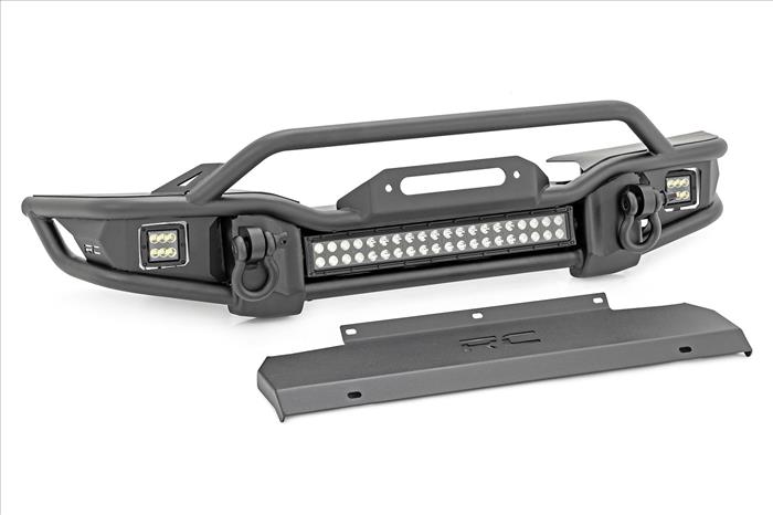 Front Winch Bumper Tubular Skid Plate Jeep Gladiator JT/Wrangler JK & JL/Wrangler Unlimited Rough Country