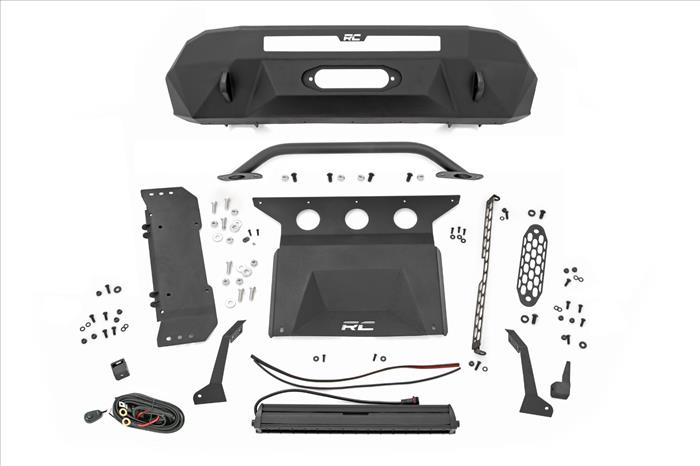 Front Bumper Hybrid 20 Inch Black LED Toyota Tacoma 2WD/4WD (2016-2023) Rough Country