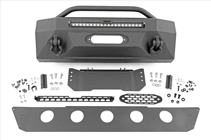 Front Bumper Hybrid 20 Inch Black LED Toyota 4Runner 2WD/4WD (2014-2024) Rough Country