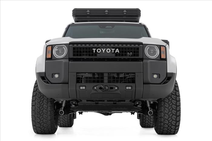 Hidden Winch Mount Yellow SAE PRO1200S Toyota Land Cruiser 4WD (24-26) Rough Country