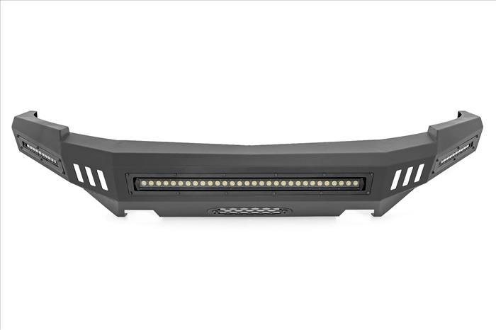Front High Clearance Bumper Black LEDs Chevy Silverado 1500 2WD/4WD (07-13) Rough Country