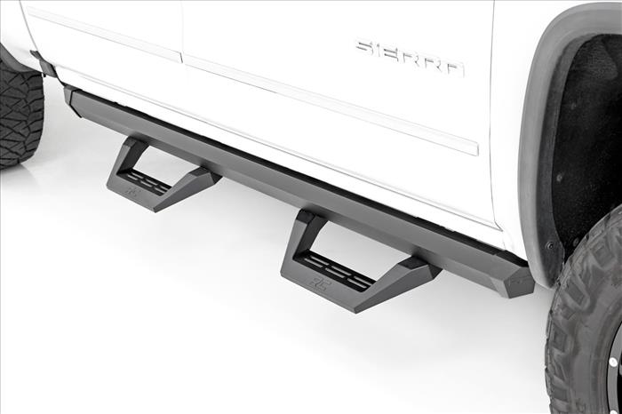 SRX2 Adj Aluminum Step Crew Cab Silverado/Sierra 1500/2500HD/3500HD (07-18 & Classic) Rough Country