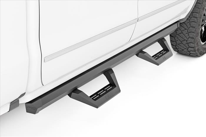SRX2 Adj Aluminum Step Crew Cab Silverado/Sierra 1500/2500HD/3500HD (07-18 & Classic) Rough Country