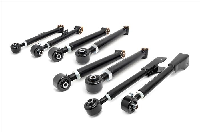 X-Flex Control Arms Complete Set Jeep Wrangler TJ (97-06)/Wrangler Unlimited (04-06) Rough Country