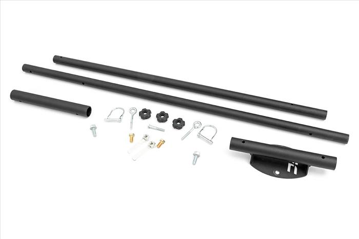 Flag Pole Holder Bed Rail w/ Flag Rough Country