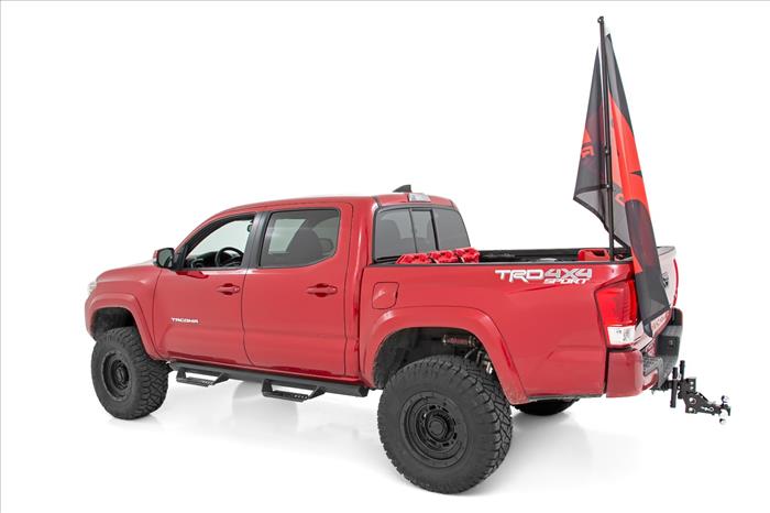 Flag Pole Holder Bed Rail w/ Flag Rough Country