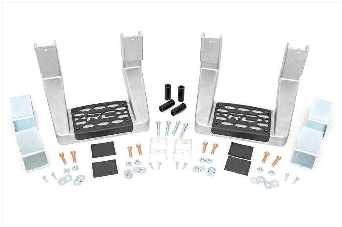Single Hoop Step Universal Alum Pair Multiple Makes & Models (Chevy/Ford/GMC/Ram) Rough Country
