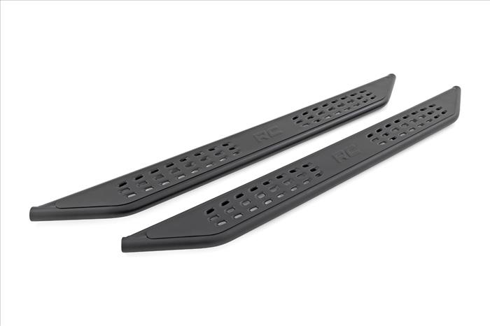 OV2 Running Boards Side Step Bars Crew Cab Silverado/Sierra 1500/2500HD/3500HD (07-19 & Classic) Rough Country