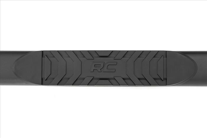 Oval Nerf Step Crew Cab Black Ford F-150 2WD/4WD (2009-2014) Rough Country