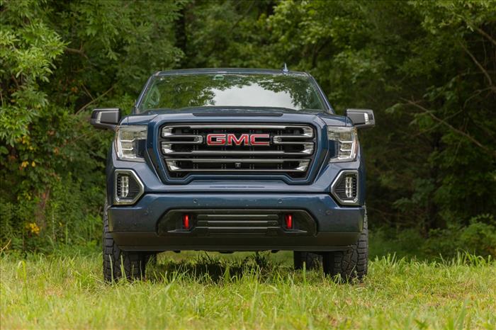 3.5 Inch Lift Kit Mono Leaf Rear Vertex/V2 Red GMC Sierra 1500 (19-24) Rough Country