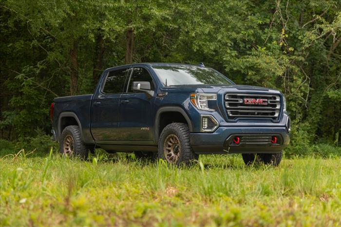 3.5 Inch Lift Kit Mono Leaf Rear Vertex/V2 Red GMC Sierra 1500 (19-24) Rough Country