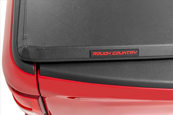 Soft Tri-Fold Bed Cover 6 Foot 4 Inch Bed Ram 1500/2500/3500 2WD/4WD (2010-2025 & Classic) Rough Country