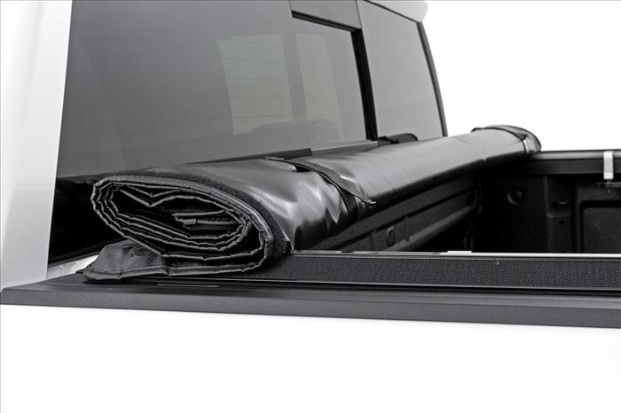 Soft Roll Up Bed Cover 5 Foot 10 Inch Bed Chevy/GMC Sierra 1500 (19-26)/Silverado 1500 (19-26) Rough Country
