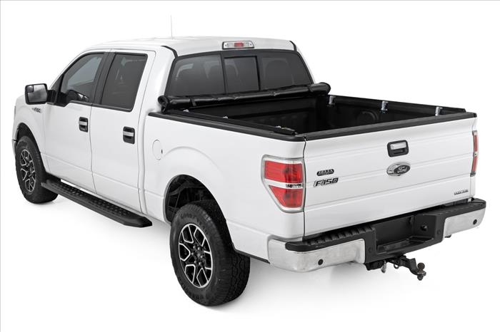 Soft Roll Up Bed Cover 5 Foot 7 Inch Bed Ford F-150 2WD/4WD (2004-2014) Rough Country