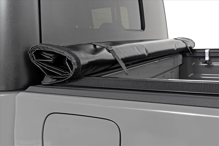 Soft Roll Up Bed Cover 5 Bed Jeep Gladiator JT 4WD (2020-2025) Rough Country