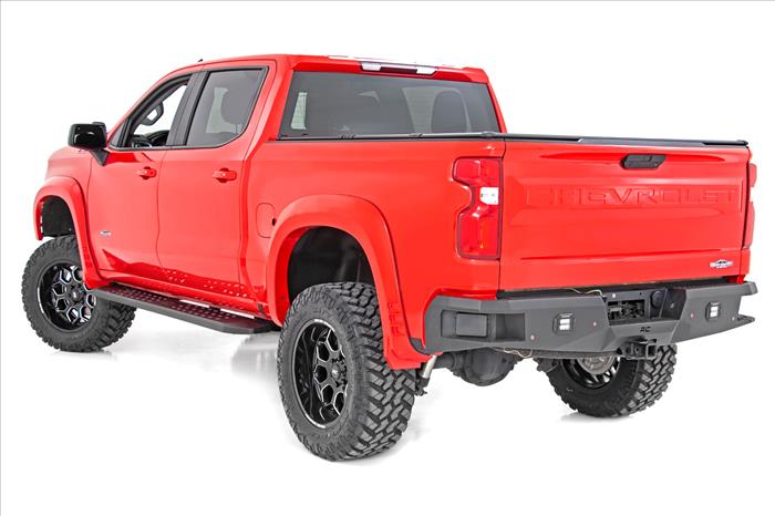 RPT2 Running Boards Crew Cab Black Silverado/Sierra 1500/2500HD/3500HD (19-26) Rough Country