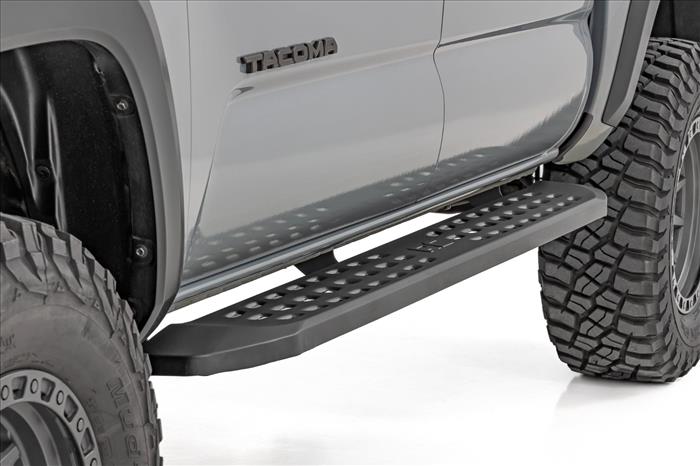 RPT2 Running Board Double Cab Black Toyota Tacoma 2WD/4WD (2016-2023) Rough Country