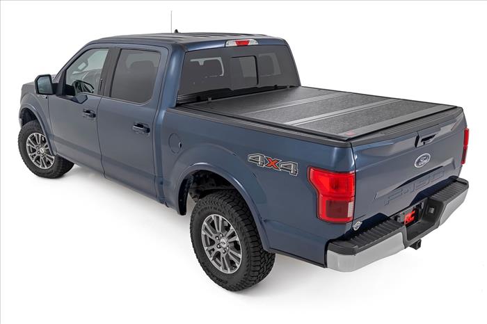 Hard Low Profile Bed Cover 5 Foot 7 Inch Bed Ford F-150 (15-20)/Raptor (17-20) Rough Country