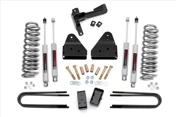 3 Inch Lift Kit FR Springs Ford F-250/F-350 Super Duty 4WD (2005-2007) Rough Country
