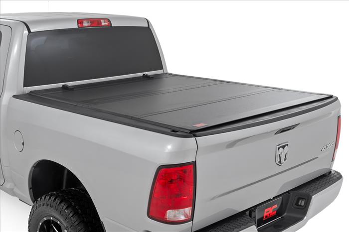 Hard Tri-Fold Flip Up Bed Cover 6 Foot 4 Inch Bed Ram 1500/2500/3500 (10-25 & Classic) Rough Country