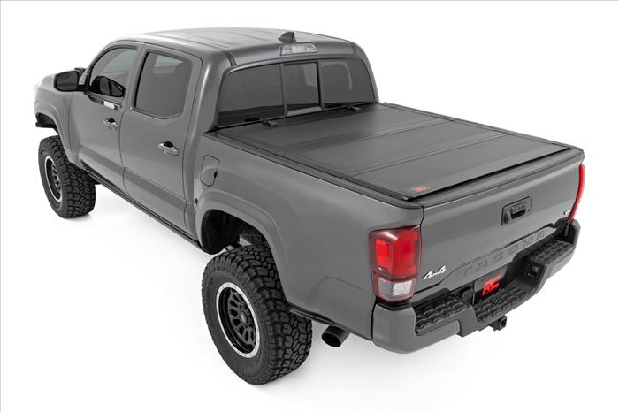 Hard Tri-Fold Flip Up Bed Cover 5 Foot Bed Toyota Tacoma 2WD/4WD (2005-2015) Rough Country