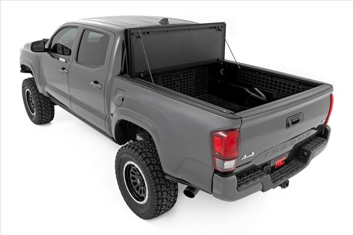 Hard Tri-Fold Flip Up Bed Cover 6 Foot Bed Toyota Tacoma 2WD/4WD (2005-2015) Rough Country