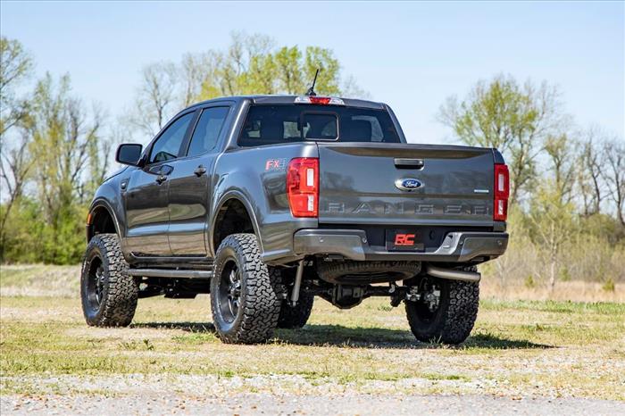 6 Inch Lift Kit N3 Struts Cast Steel Knuckles Ford Ranger 4WD (2019-2023) Rough Country