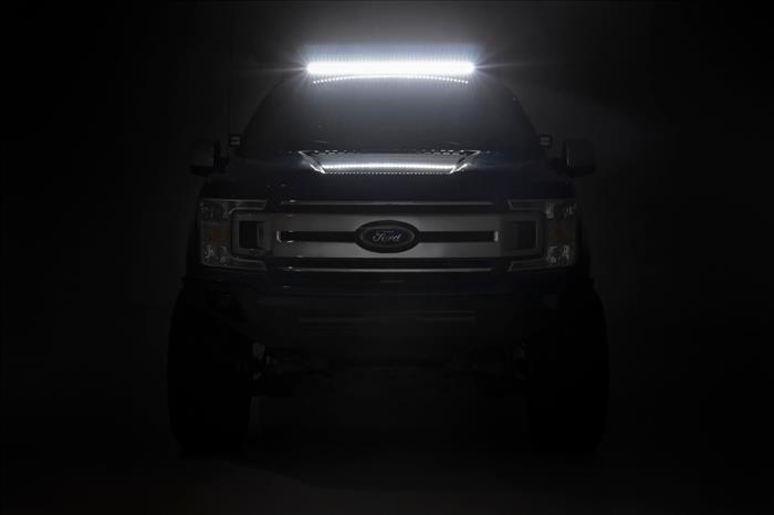 Roof Rack FR 40 Inch Single Row Black LED Ford F-150 2WD/4WD (2015-2018) Rough Country