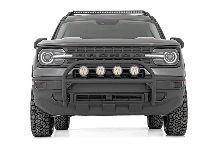 Nudge Bar 4 Inch Round Led (x4) Ford Bronco Sport 4WD (2021-2024) Rough Country