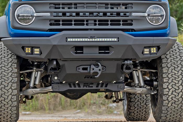 Hidden Winch Mount 12000S Ford Bronco 4WD (2021-2025) Rough Country