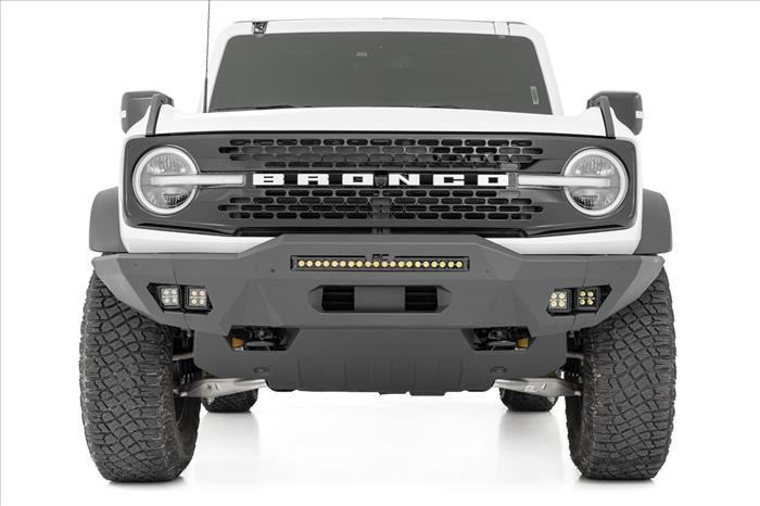 Front Bumper Modular Full Wings Amber DRL Ford Bronco 4WD (2021-2025) Rough Country