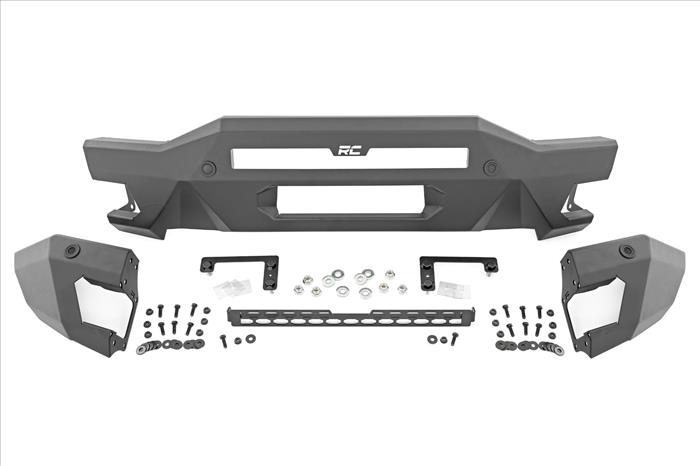 Front Bumper Modular Full Wings Flood Fog Ford Bronco 4WD (21-25) Rough Country
