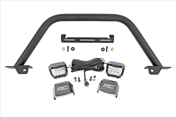 Safari Bar 3 Inch OSRAM (Pair) Wide OE Modular Steel Ford Bronco (21-25) Rough Country