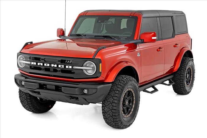 SRL2 Adjustable Aluminum Step 4-Door Ford Bronco 4WD (2021-2025) Rough Country