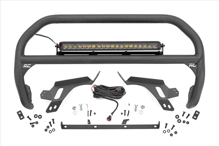 Nudge Bar w/ Tow Hooks Spectrum Series LED Ford Bronco Sport 4WD (21-24) Rough Country