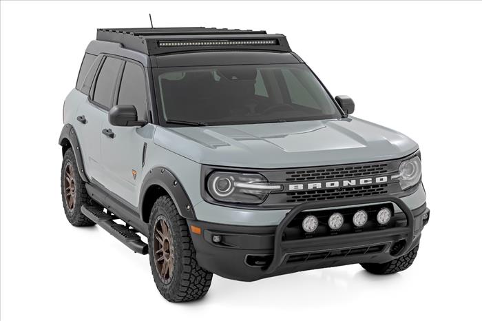 Nudge Bar w/ Tow Hooks 4 Inch Round Led (x4) Ford Bronco Sport (21-24) Rough Country