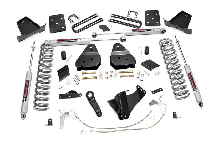 6 Inch Lift Kit Gas No OVLD Ford F-250 Super Duty 4WD (2011-2014) Rough Country