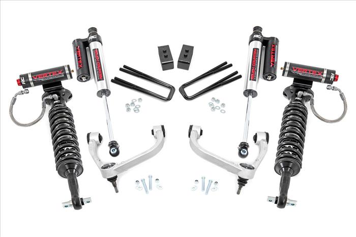 F-150 3 Inch Lift Kit Bolt On w/Vertex 2021 F-150 4WD Rough Country