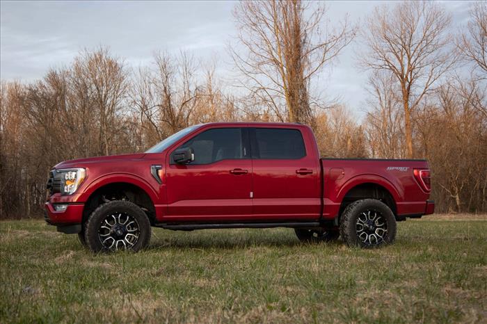 F-150 3 Inch Lift Kit Bolt On w/N3 Struts and V2 Shocks 2021 F-150 4WD Rough Country