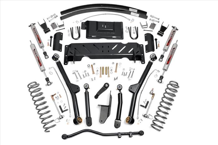 4.5 Inch Lift Kit Long Arm AAL NP242 Jeep Cherokee XJ 4WD (1984-2001) Rough Country