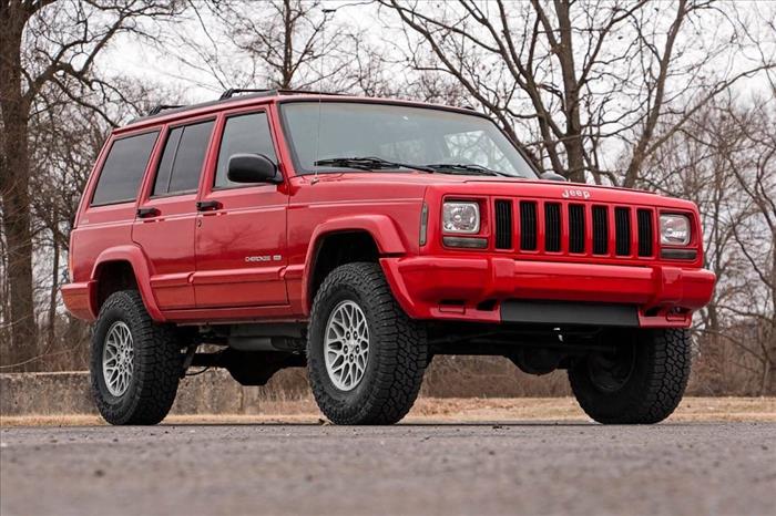 3 Inch Lift Kit SII RR AAL V2 Shocks Jeep Cherokee XJ 2WD/4WD (84-01) Rough Country