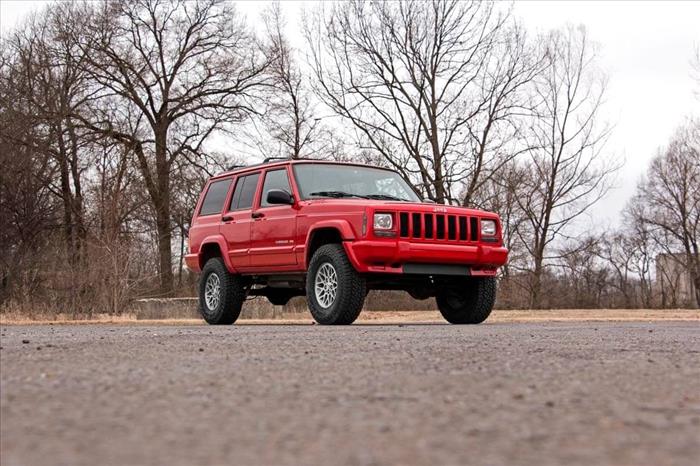 3 Inch Lift Kit SII RR AAL V2 Shocks Jeep Cherokee XJ 2WD/4WD (84-01) Rough Country
