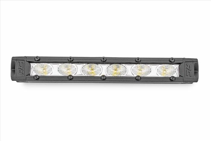 6 Inch Chrome Series LED Light Bar Slim Line Pair Rough Country