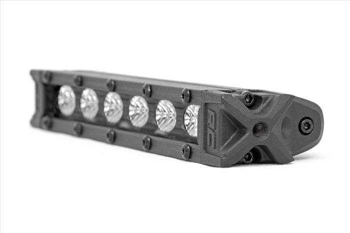 6 Inch Black Series LED Light Bar Slim Line Pair Rough Country